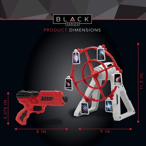 The Black Series Spin Target Blaster Set Rotating Desktop Arcade Game - Picture 5 of 8